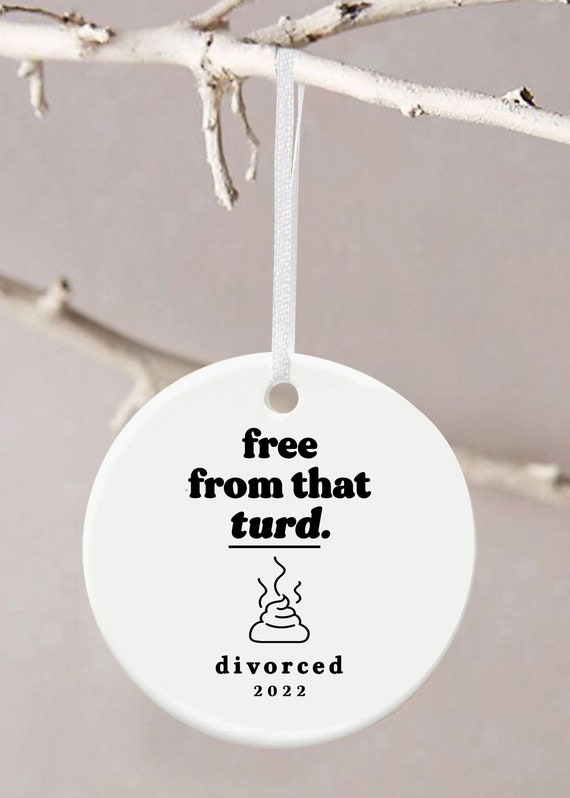 2022 New Beginnings Divorce Gifts for Her Christmas Ornament Divorced