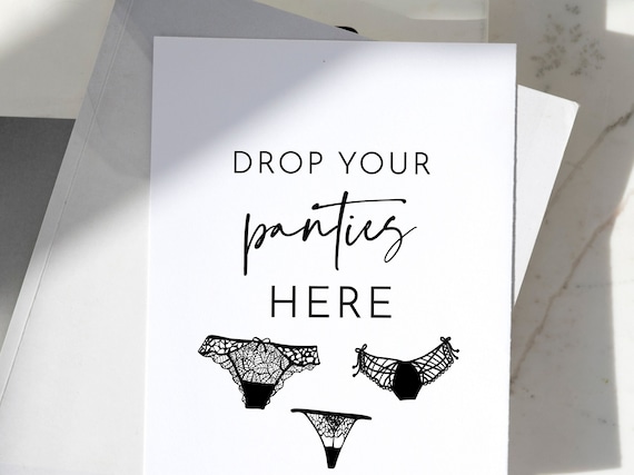 Printable Funny Bachelorette Games Panty Game Engagement Party and Bridal  Shower Games Bachelorette Party Cards Instant Download 