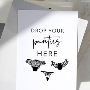 Printable Funny Bachelorette Games Panty Game Engagement Party and Bridal Shower Games Bachelorette Party Cards Instant Download image 4