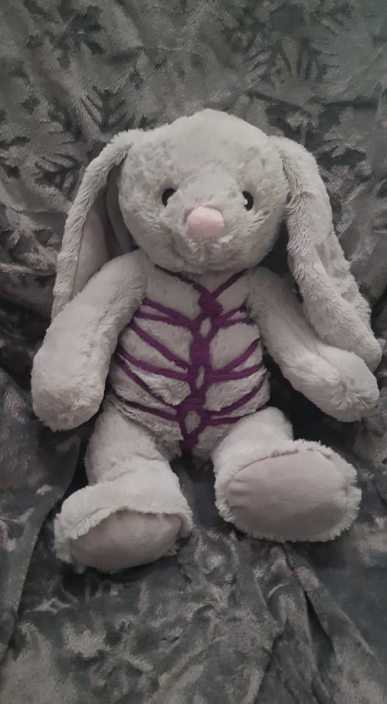 Custom Rope Bunny With Harness Etsy
