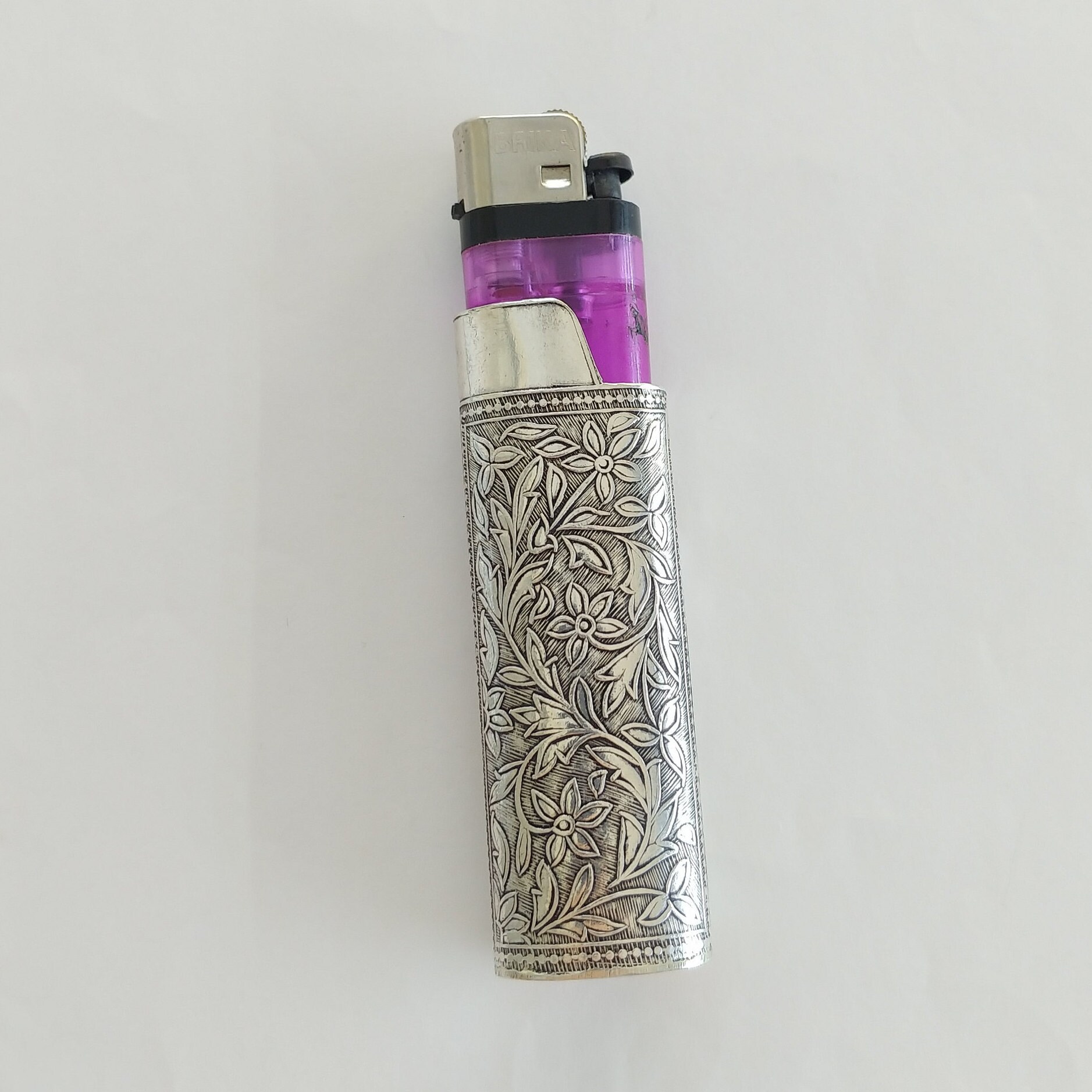 Vintage handmade lighter case in sterling 925 silver super Etsy