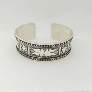 Tuareg Etching Tribal バングル Touareg Vintage Wood&Metal Bangle トウアレグ ヴィンテージ
