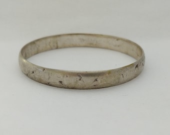 Vintagearmband Marockanskt Silver Berber Manschett Handgjort Armband Tuareg Tribal Afrikansk Antik Snidad Etnisk