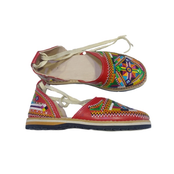 Zapatos marroquíes Zapatillas de cuero, Babouche bereber Amazigh hecho a mano mujeres regalo tradicional para ella,