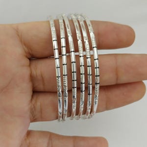 Moroccan Bracelet Silver Berber Bangle Jewelry Women Tribal,simple Engraved bracelets Handmade Ethnic Touareg Gift For Her