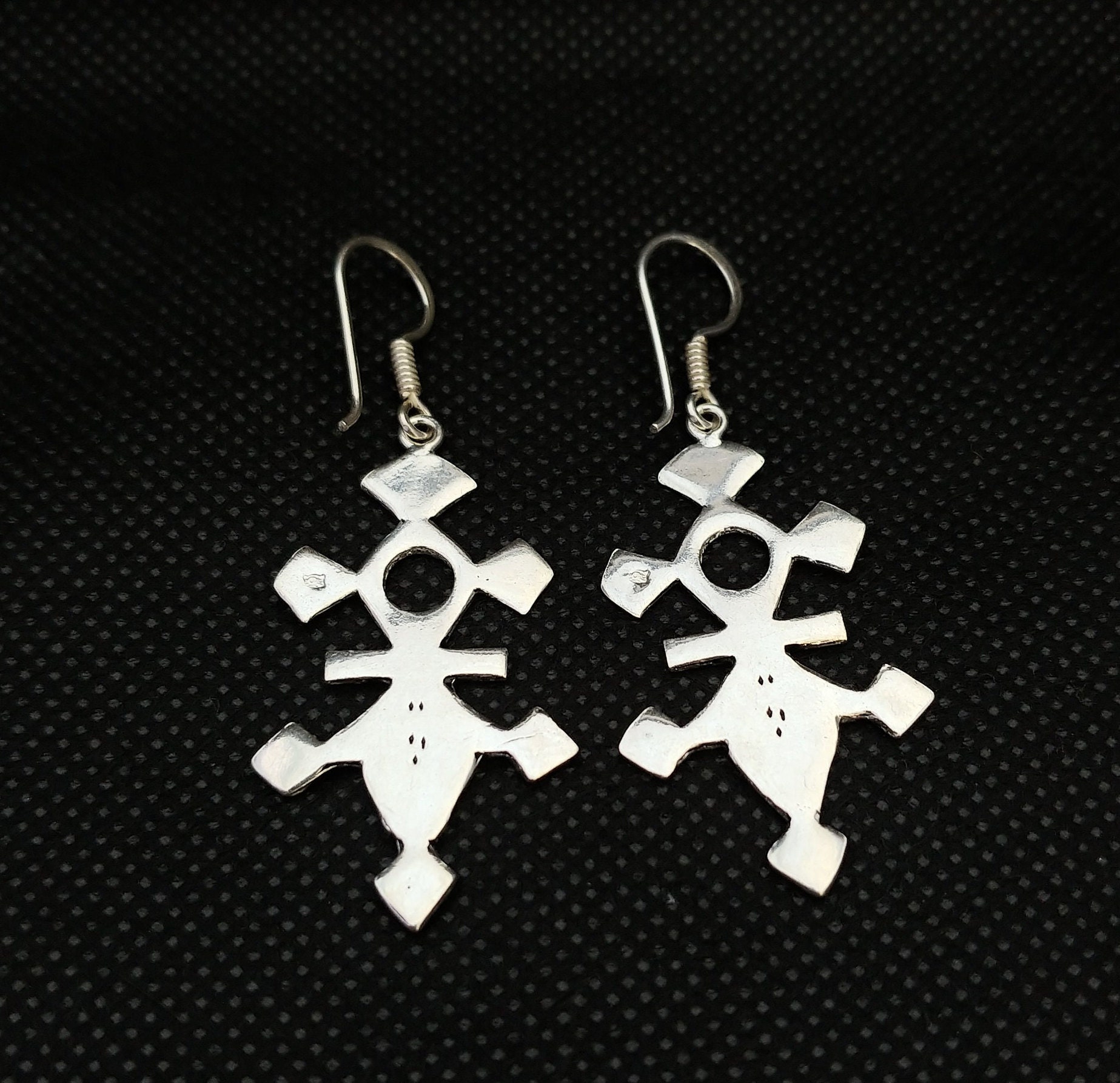 Tuareg Earrings Tribal Silver Jewelry Ethnic African Tuareg Earrings Tribal Silver Jewelry Ethnic African