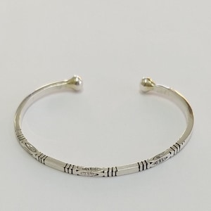 Tuareg Silber Armreif: Marokkanischer Armreif, verstellbar