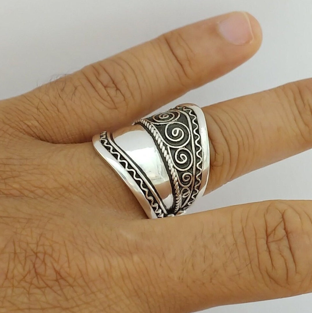 Amazon.com: LRGKMCWTOB Vintage Sterling Silver Turquoise