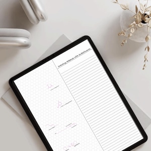 Chemistry Hexagon Note Page | Organic Chemistry Study Sheet