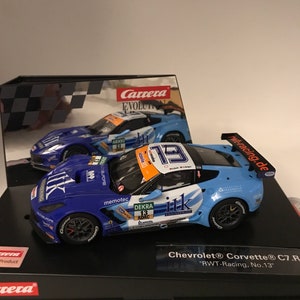 Carrera 1/32scale Slotcar analog corvette C7.R RWT Racing 13.