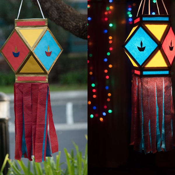 DIY Royal Diwali Lantern