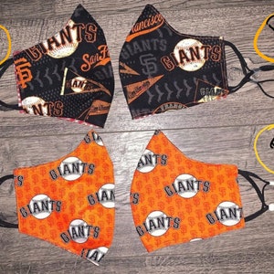 Face Masks | Facial Coverings | 100% Premium Cotton Masks| Double layer| Adjustable| Washable| Handmade| Raiders Mask| SF Giants Mask| Sport