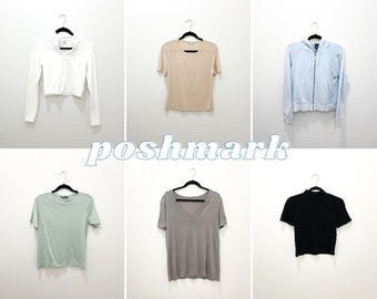 POSHMARK PRESET - lightroom preset, productvoorinstelling, boutique preset, poshmark filter, poshmark tools, wit achtergrondfilter, echte kleuren
