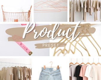PRODUKT Preset, Poshmark Preset - lightroom mobile /desktop preset (weiße Instagram Presets, Blogger Presets, Produkt-Presets, hellweiß)