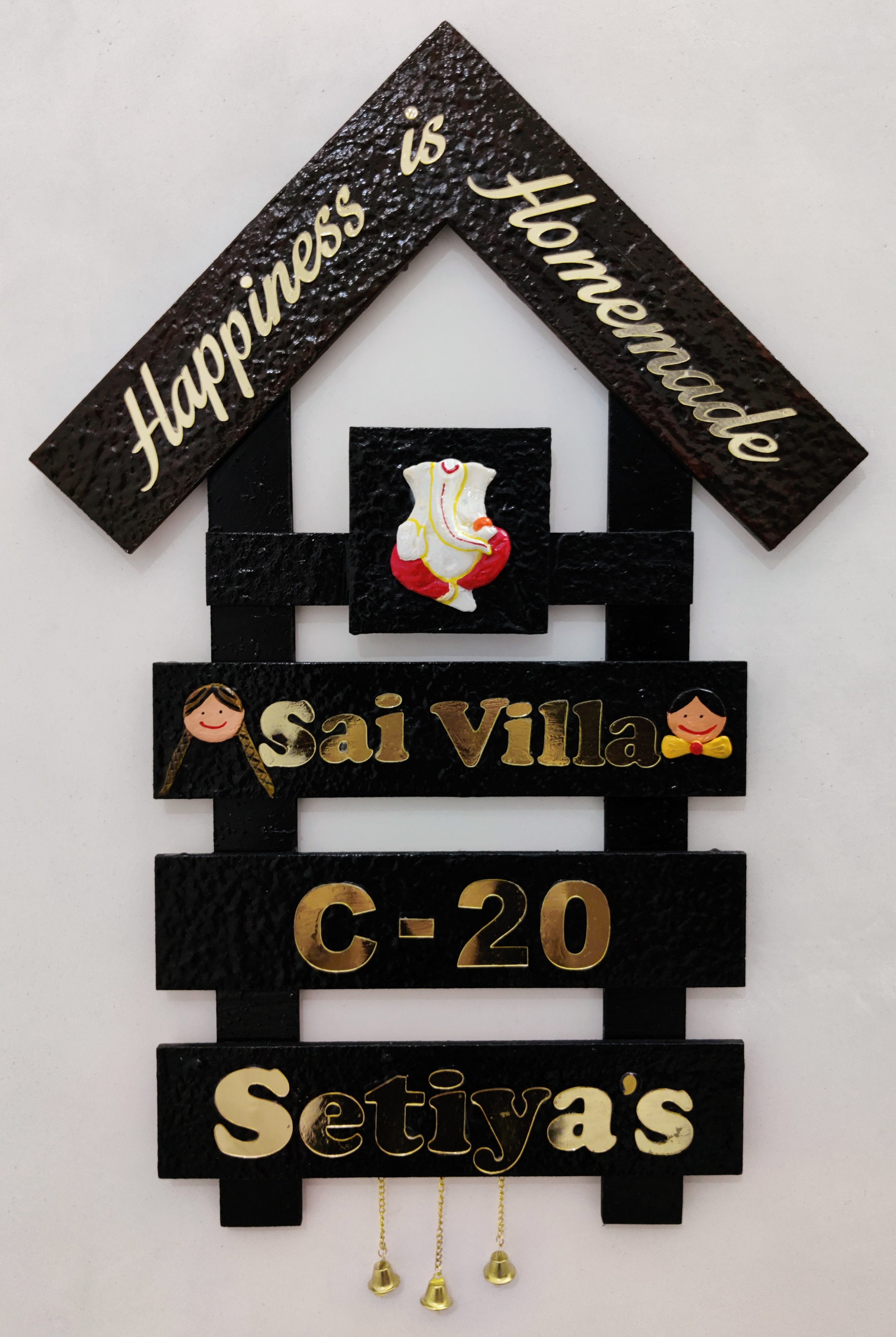 Handcrafted Name Plate For Wall Hanging Etsy