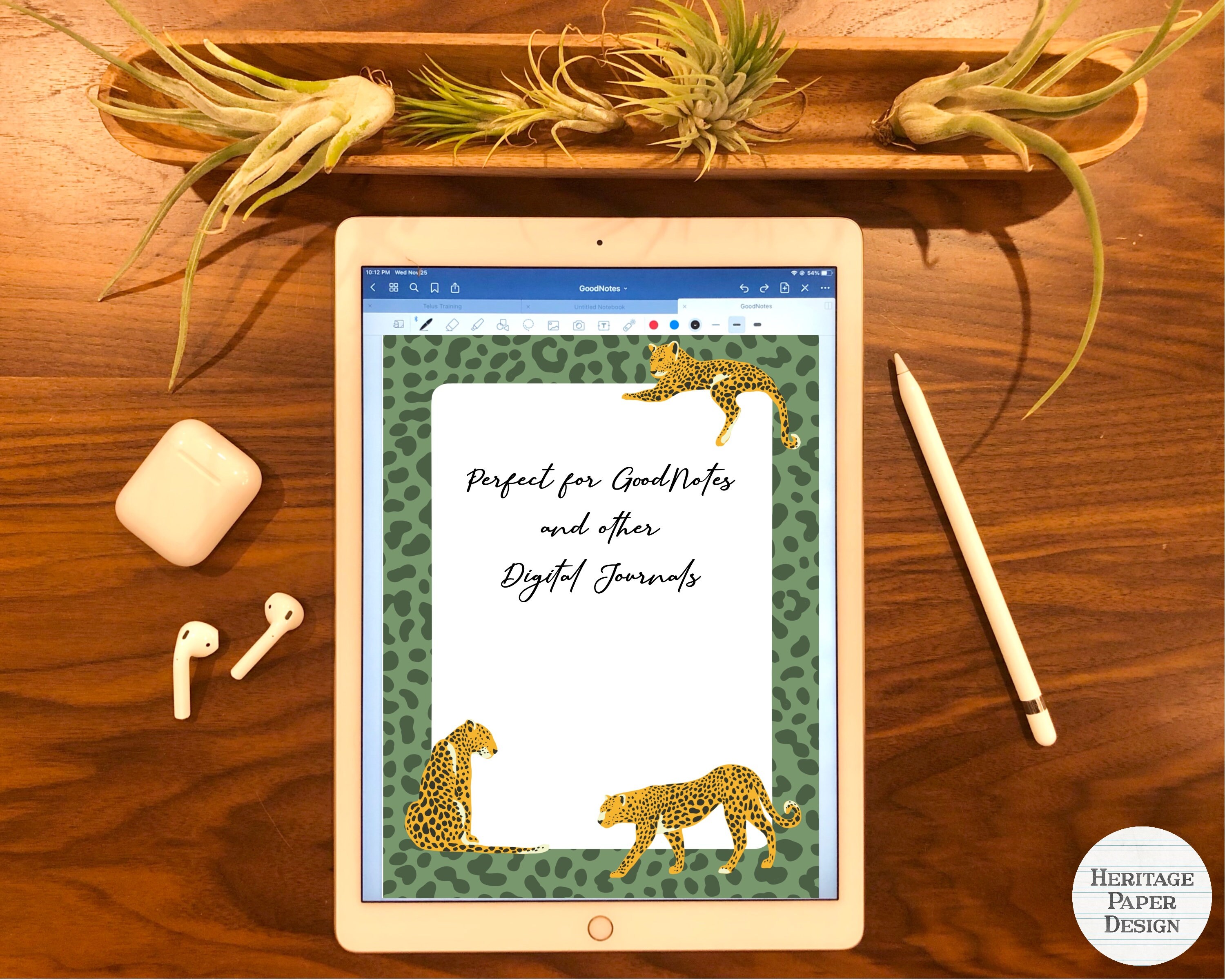 Cheetah Leopard Printable Stationery Print Easily at Home Perfect for ...