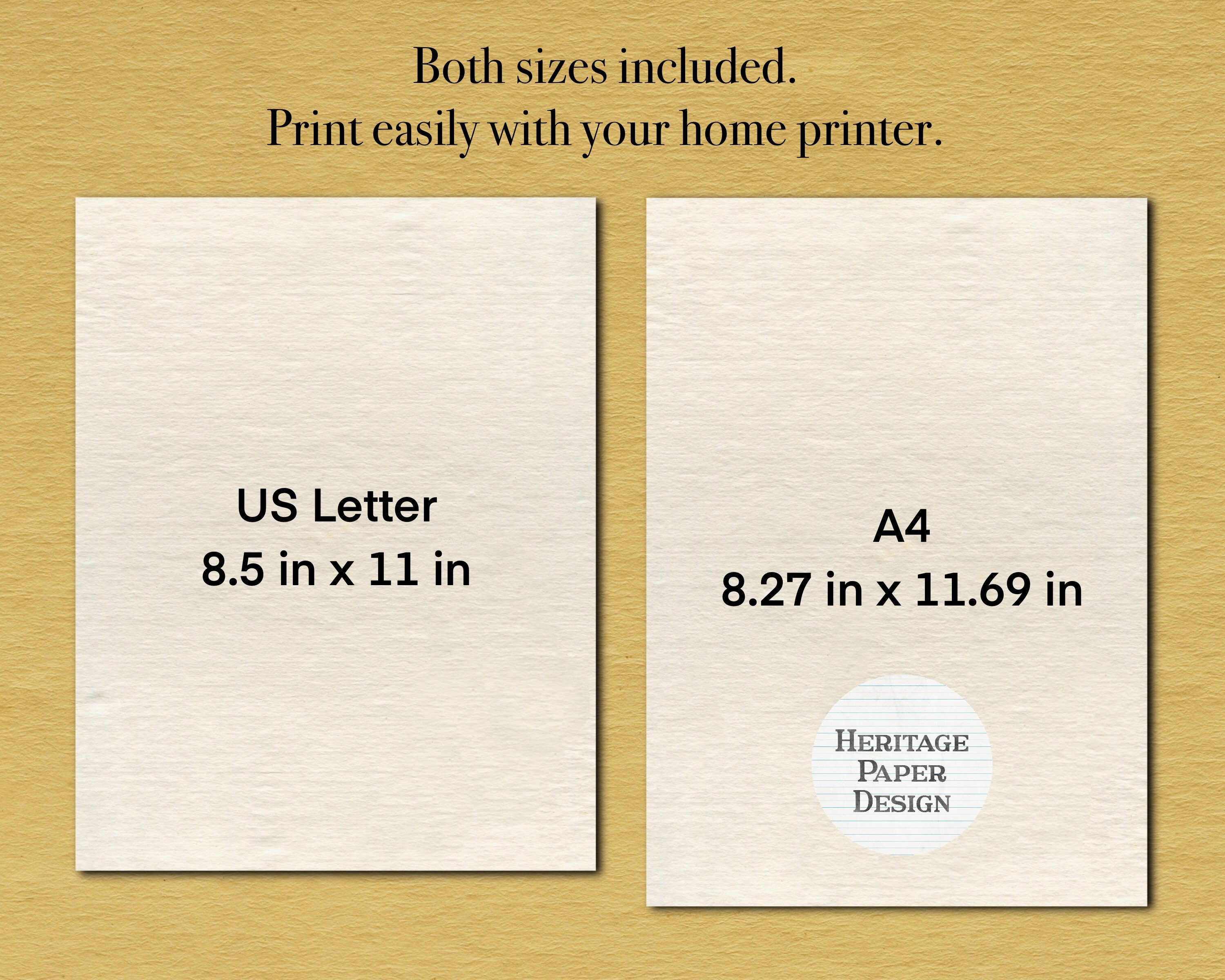 Bunny Rabbits Printable Stationery / Digital Note Paper / Instant ...