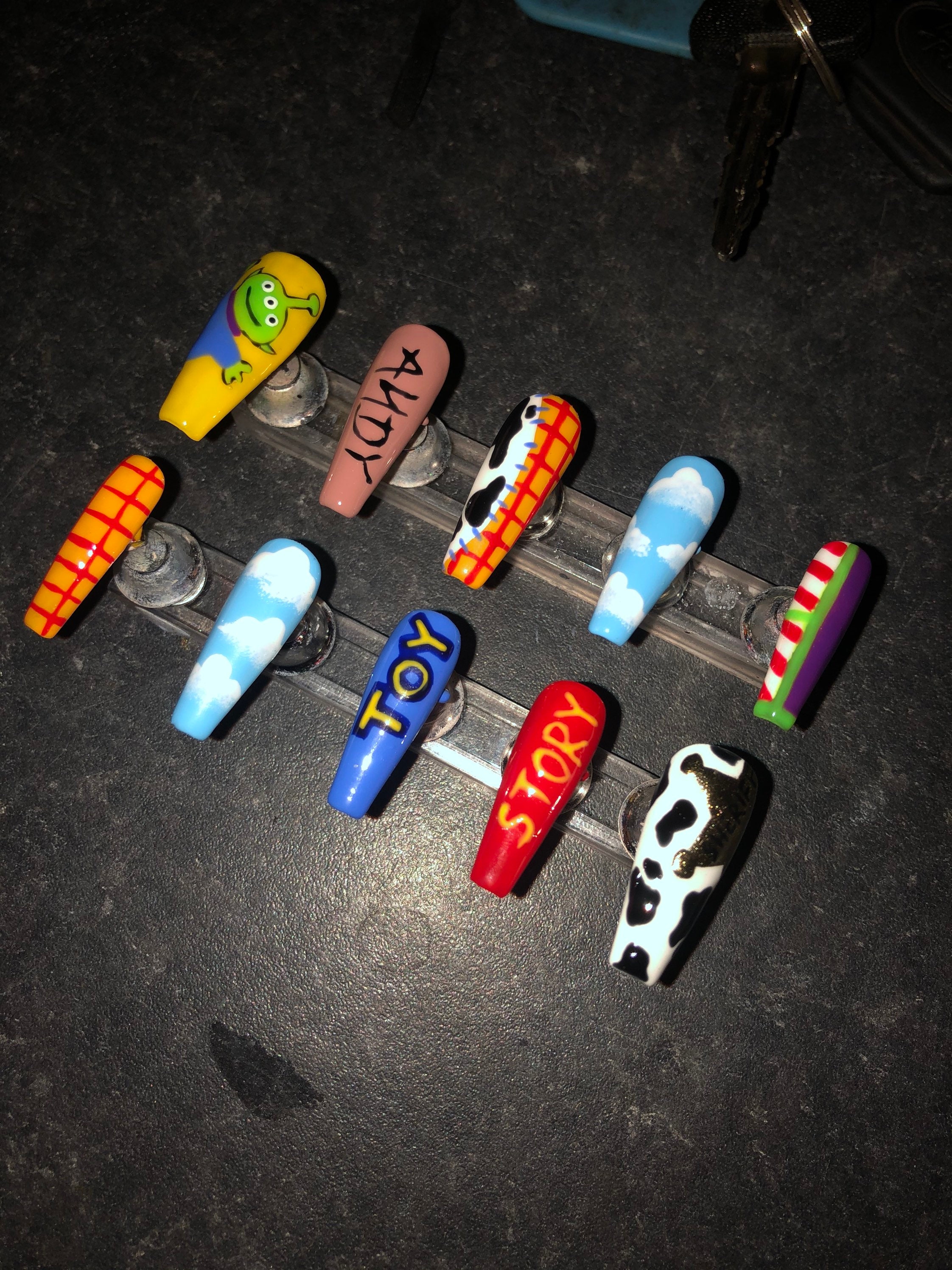 Toy Story Inspired Press On Nails glue on nails stick on Etsy