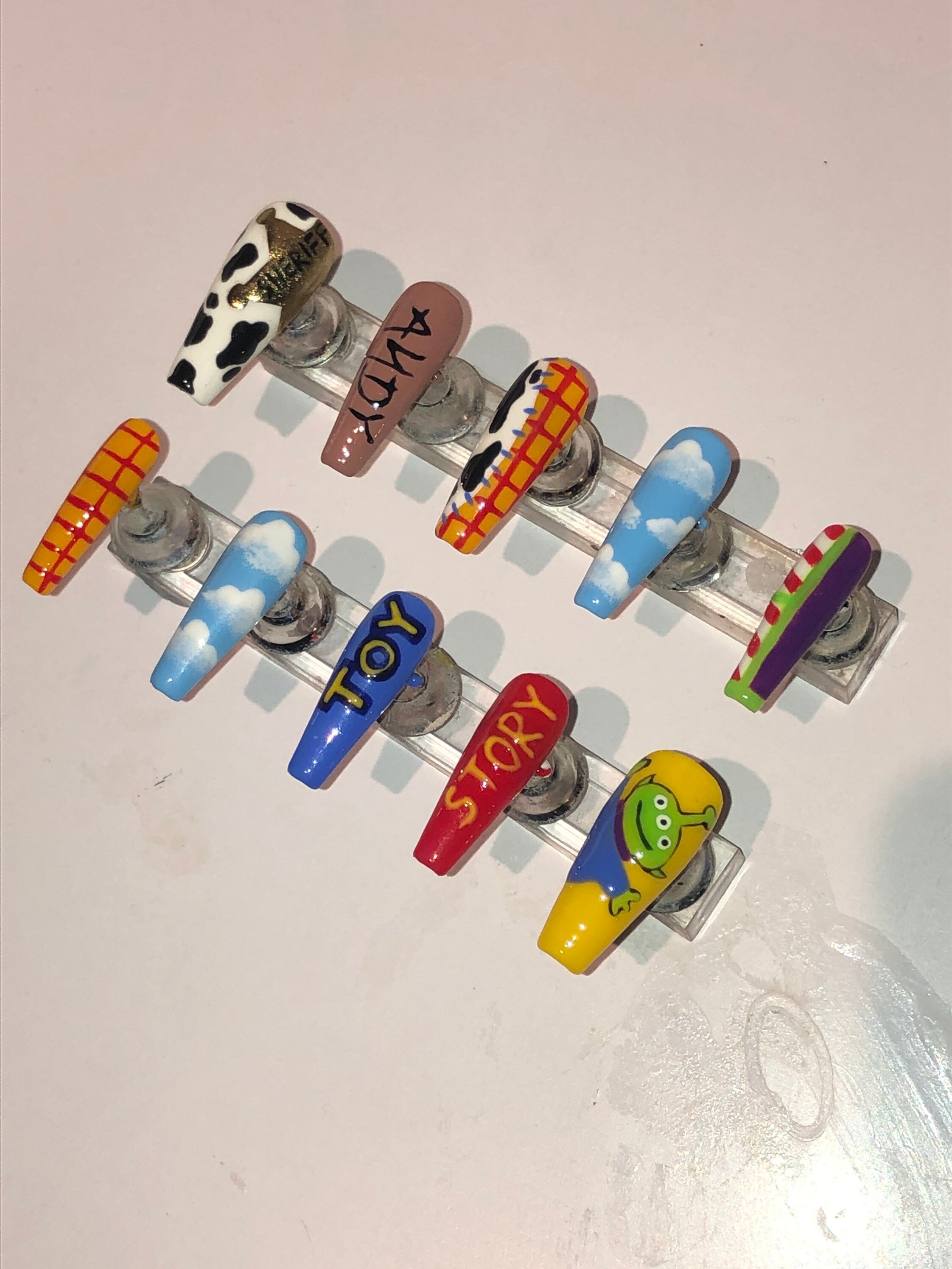Toy Story Inspired Press on Nails Glue on Nails Stick on Etsy