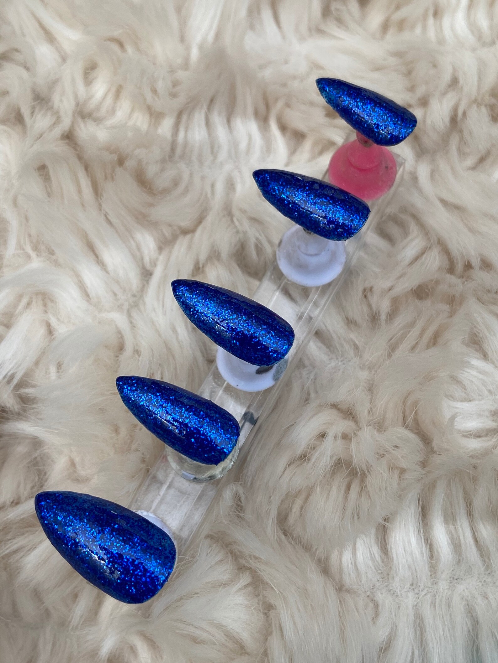 glitter press on nails