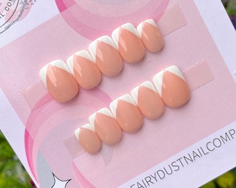 Prensa de manicura francesa invertida en uñas / pegamento en uñas / palo en uñas / uñas falsas / uñas postizas