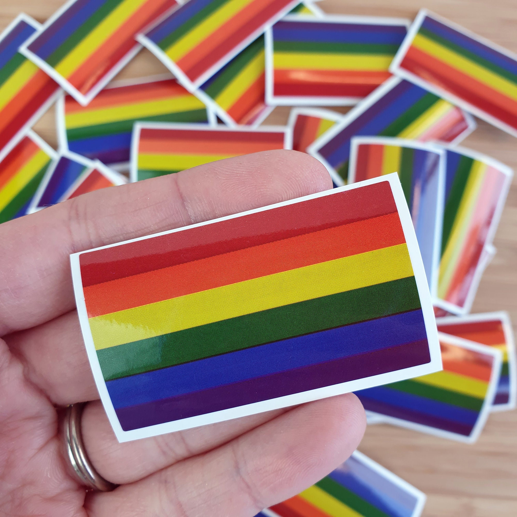 LGBTQ 4 pack Bee Proud Pride Stickers