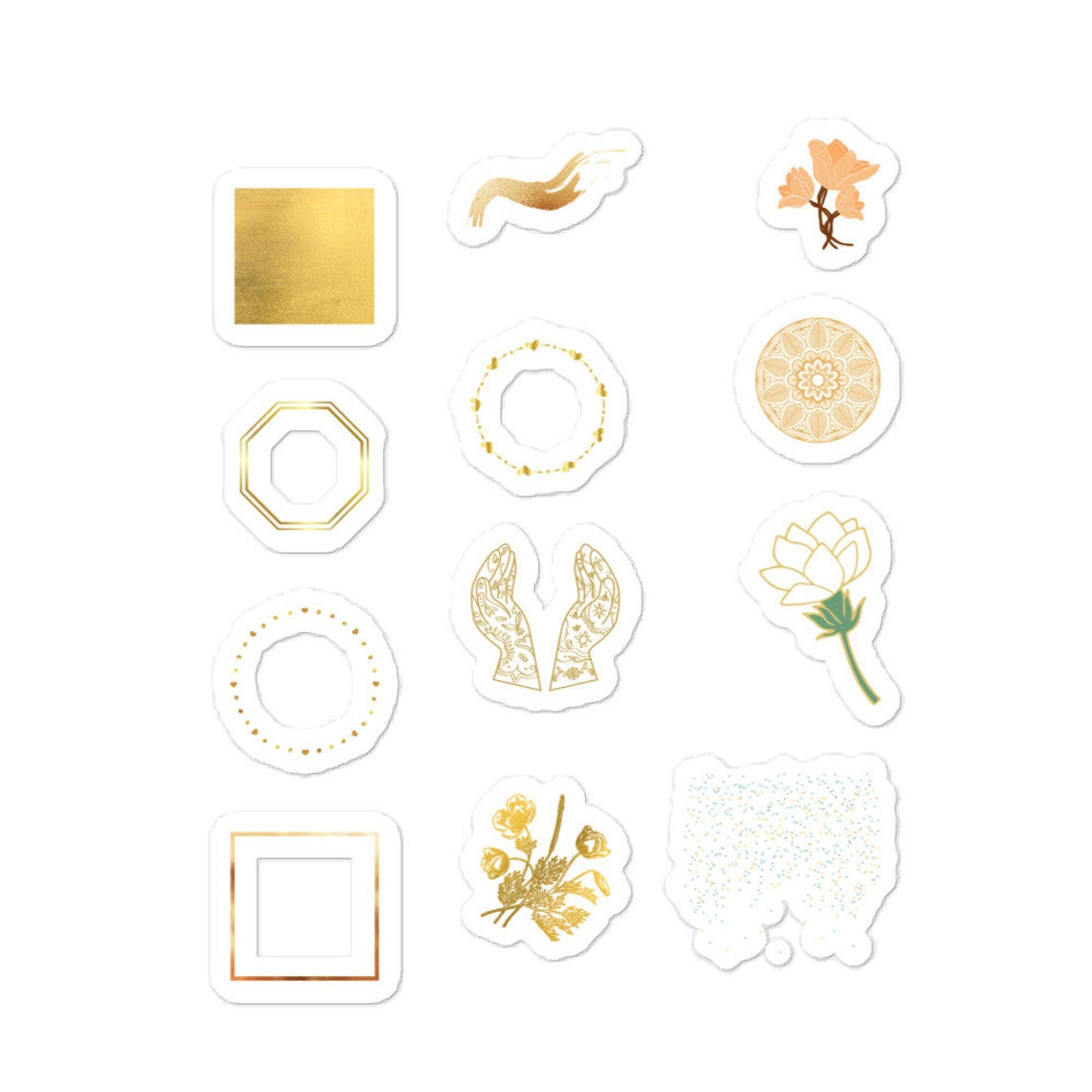 Printable Gold Stickers Printable Gold Stickers