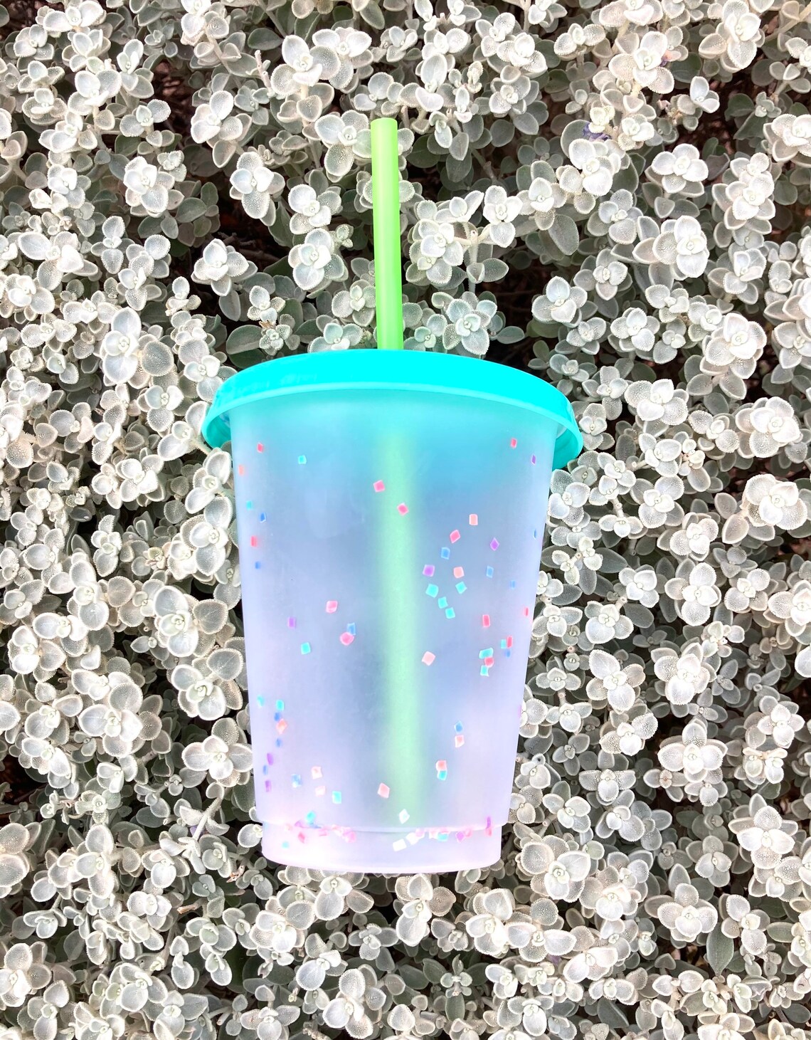 16oz Confetti mini cup l set of 5 cups l confetti cold cup l Etsy