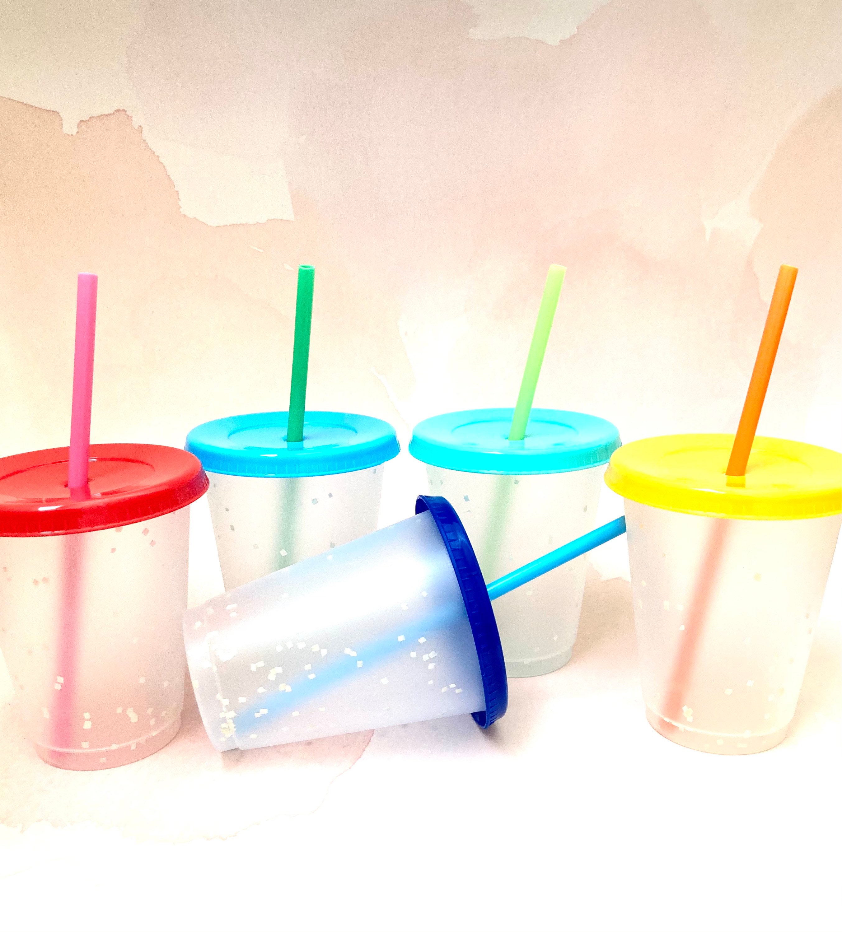 16oz Confetti mini cup l set of 5 cups l confetti cold cup l Etsy