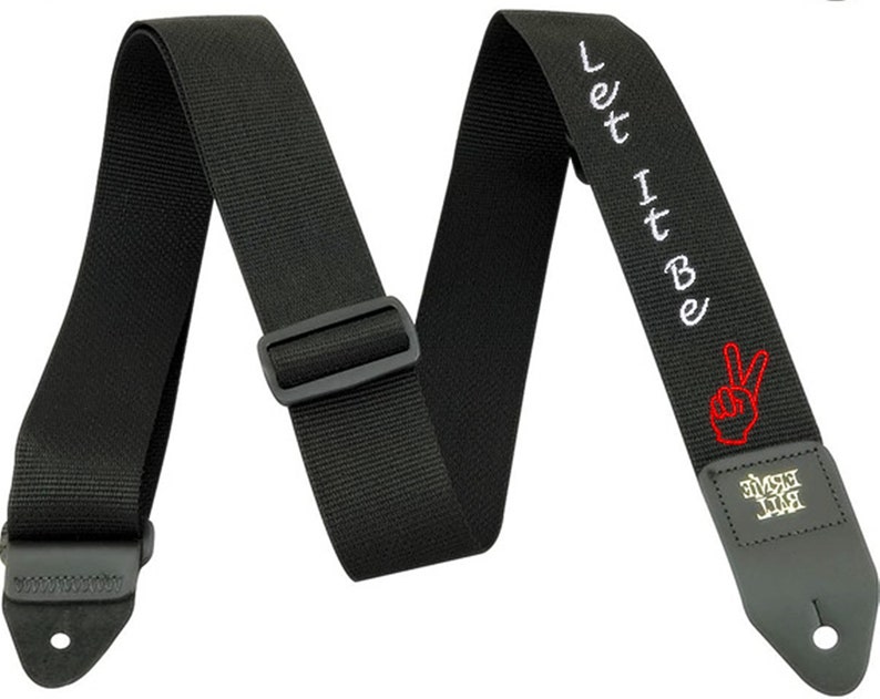 Guitar Strap Personalized With Name or Text of Your Choice Quality
