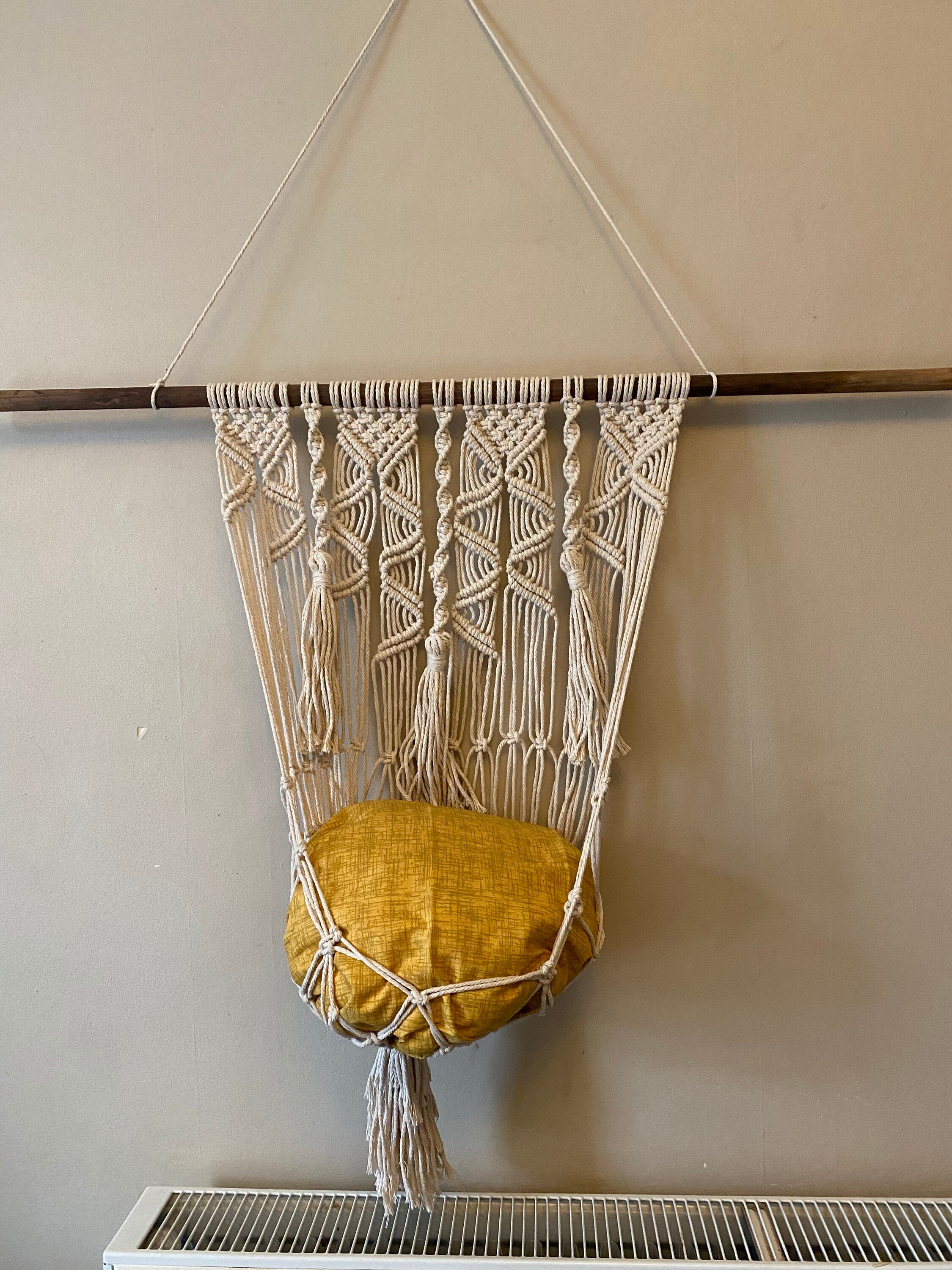 Macrame cat bed Etsy