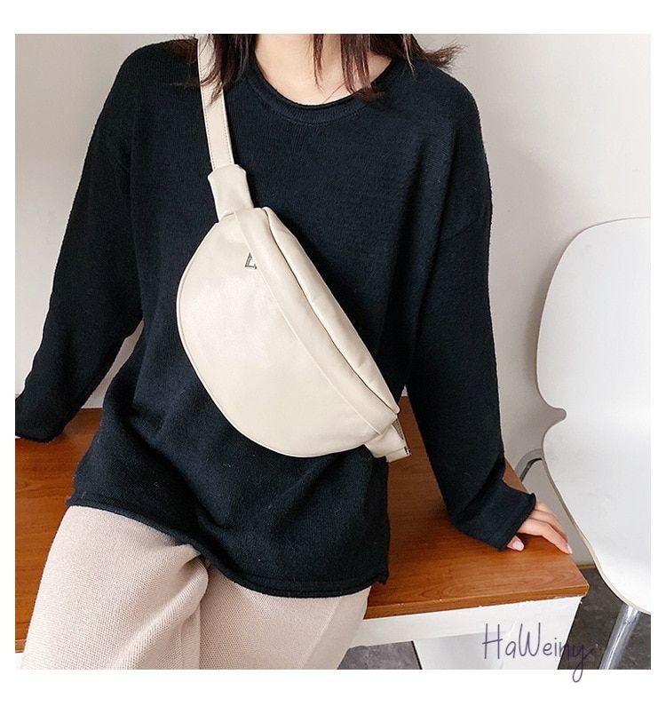 Casual Waist Bag Women Chest Bag Shoulder Bags Female PU - Etsy