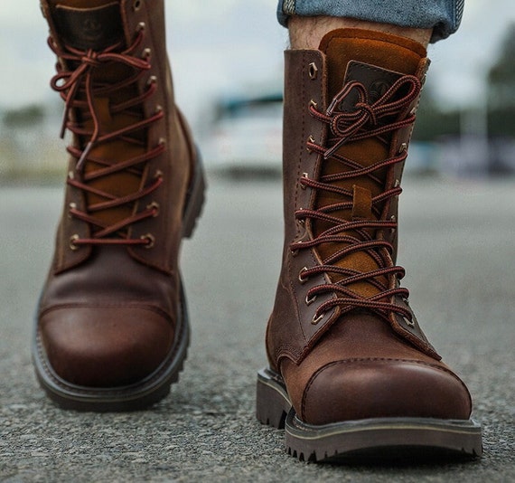 Hiking Shoes, Men Hunting Boots, Tactical Shoes, Desert Combat Ankle Boots, Waterproof Sneakers, Leather Snow Walking High-Top Women's Shoes