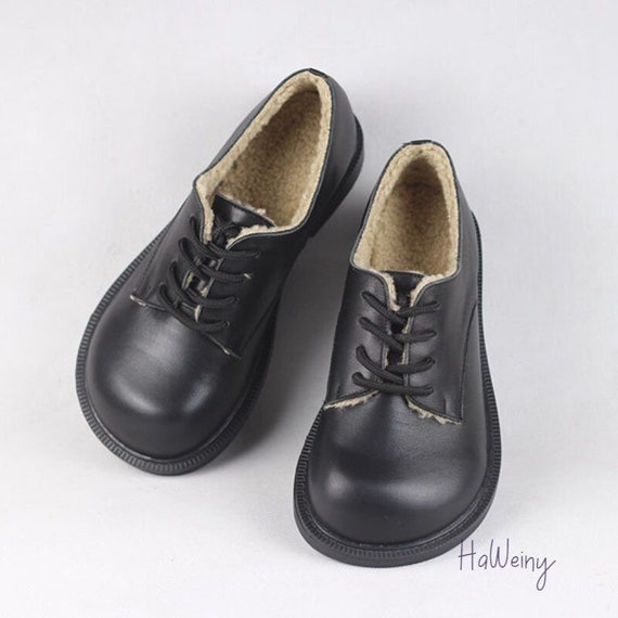 Damesschoenen Platte WinterBont Schoenen Britse Stijl Veter - Etsy België