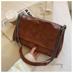 Bolso Bandolera Práctico Vintage A La Moda Para Mujer 1 Pie Bolso Bandolera Práctico Vintage A La Moda Para Mujer 1 Pie