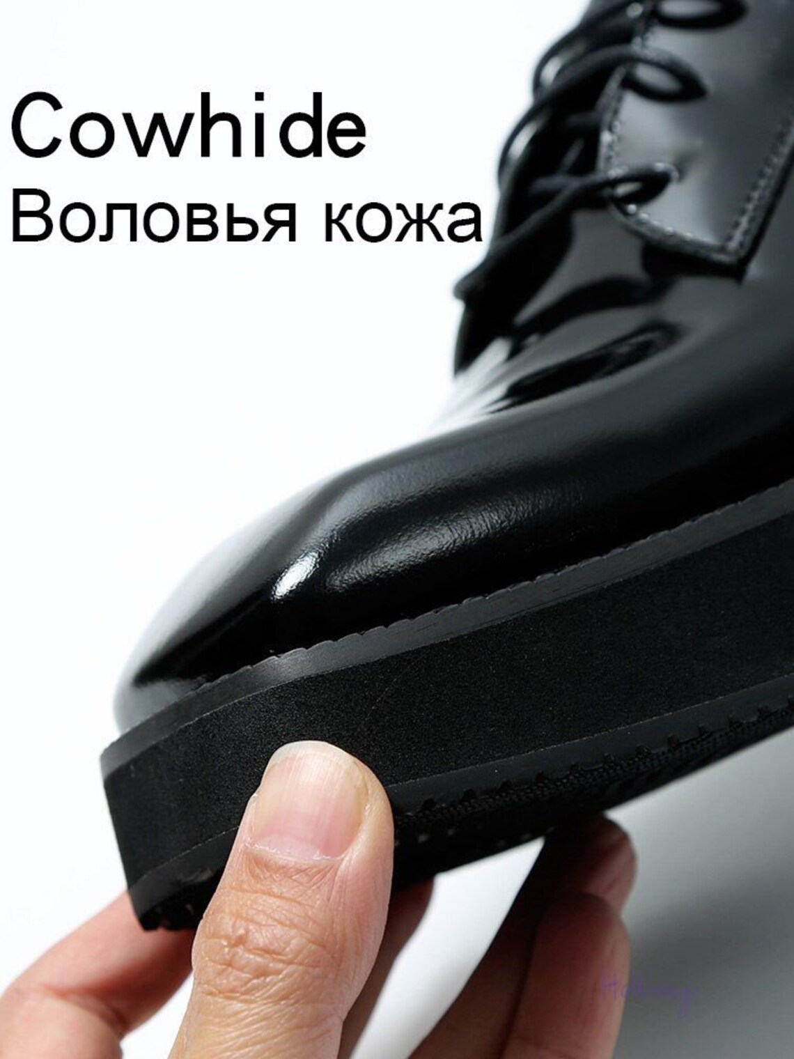 platform patent shoes