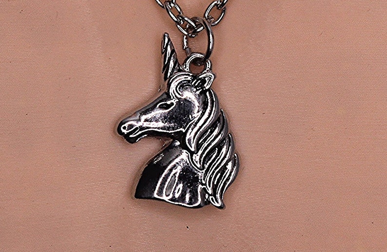 Sterling Silver Unicorn Pendant image 3