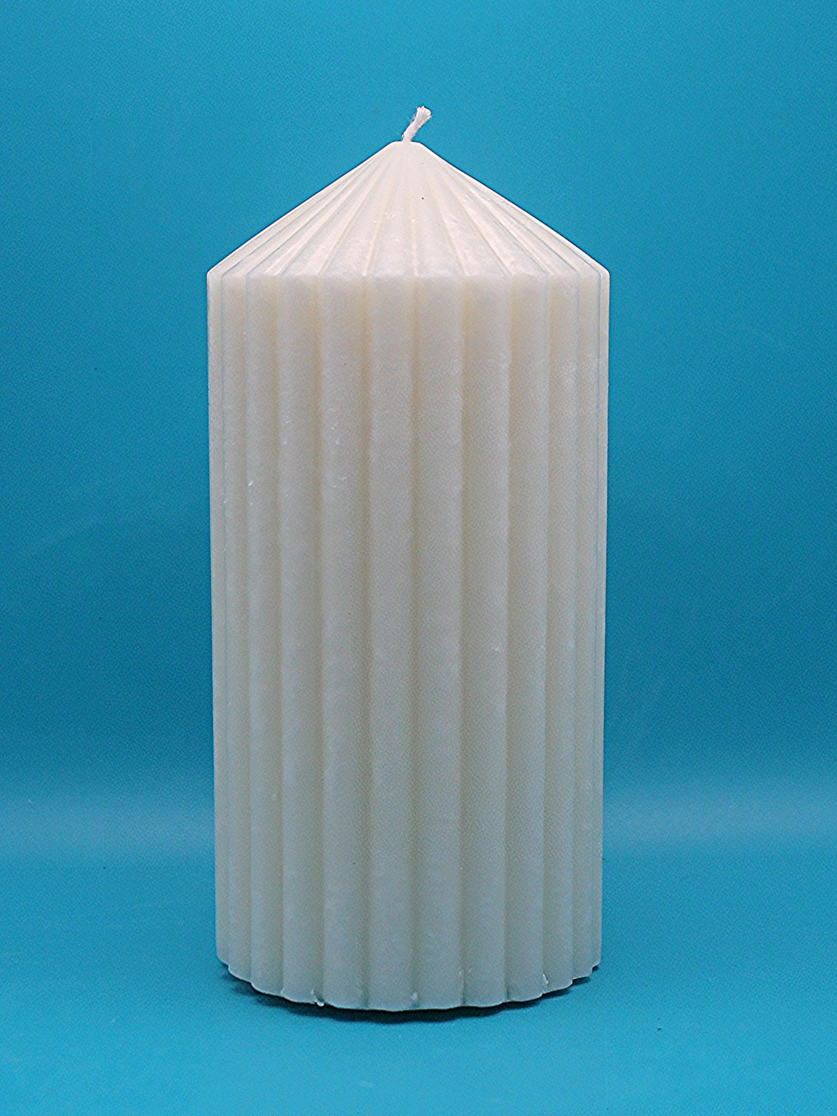 Unscented White Rib Cone - Etsy