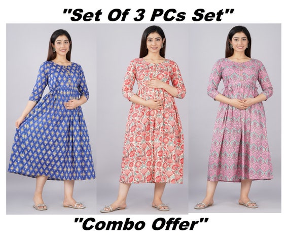 ATTRACTIVE VISCOSE RAYON GOWN COMBO SET 521 SALE OFFER