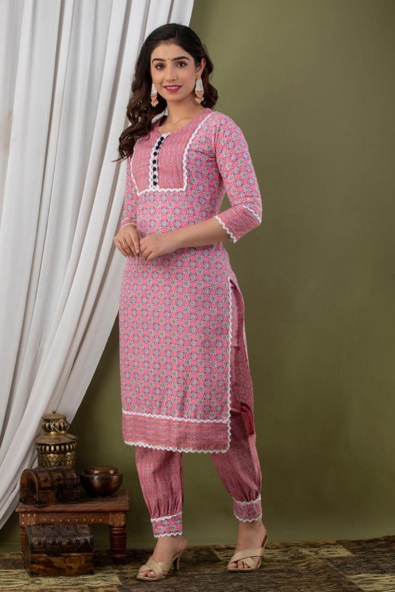 Georgette Chikankari Work Designer Kurti