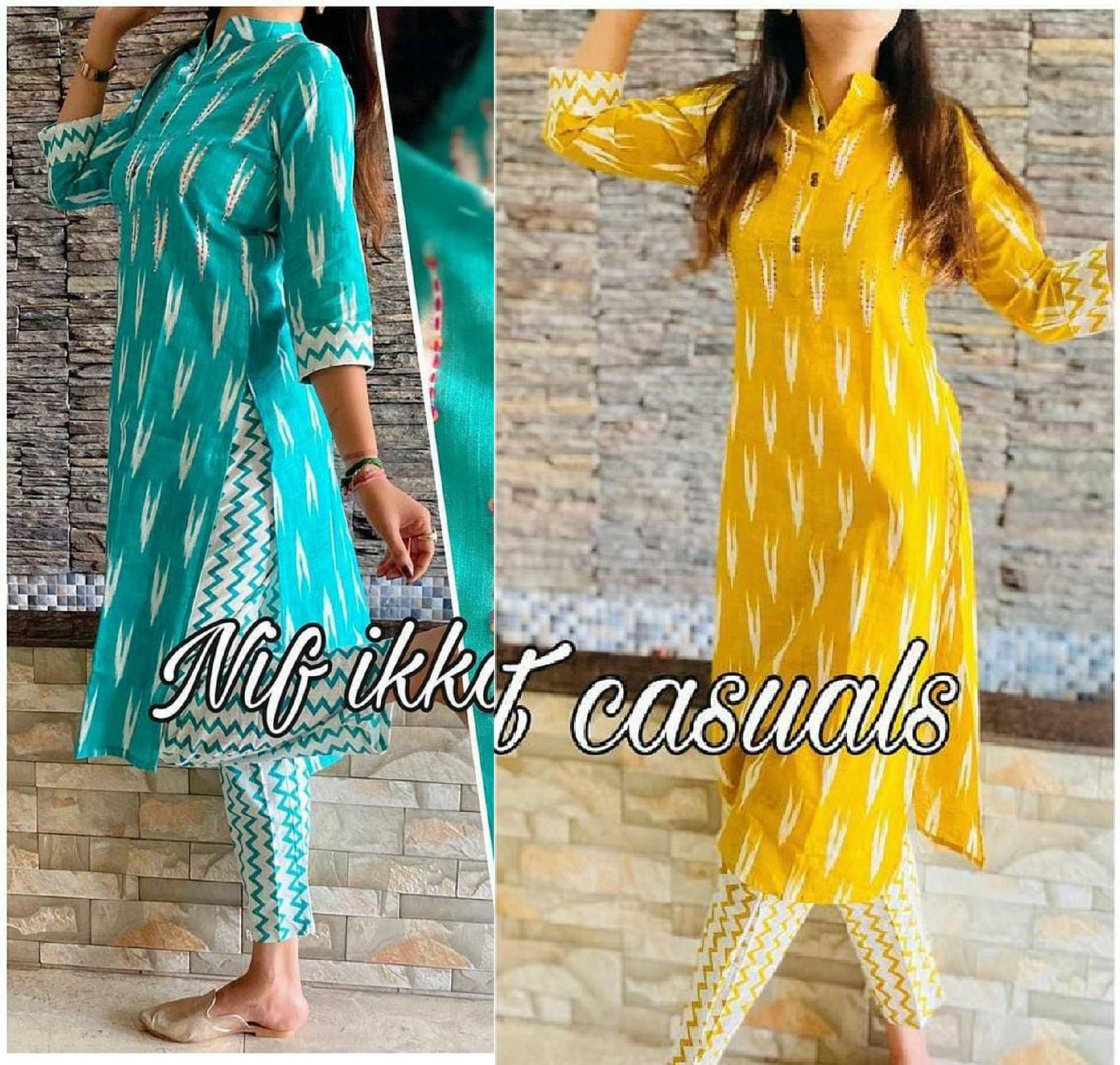 Ikkat with south cotton and dobby fabric kurti.. MRP: 655/- COD AVAILABLE  https://masterweaverindia.… | Kurta neck design, Kurta designs women,  Simple kurti designs