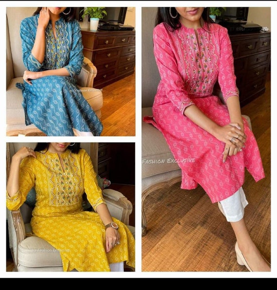 Kurti for Women: 5 Best Kurtis for Women in India - The Economic Times