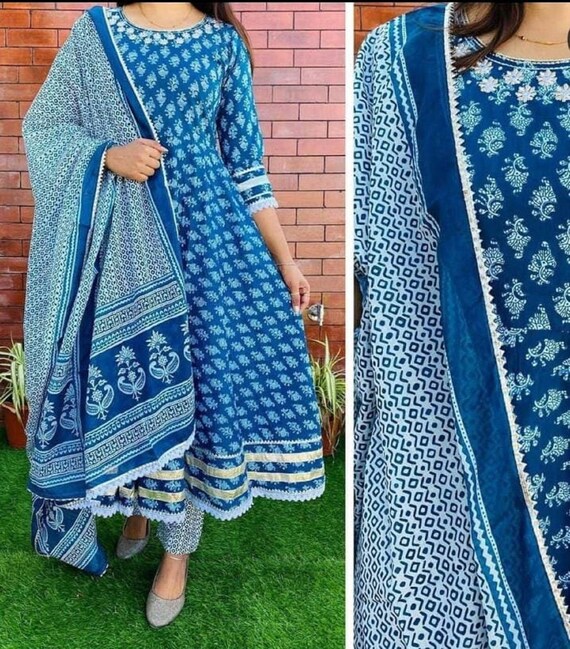 anarkali kurti for festival