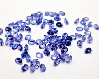 5X3 MM AAA December Birthstone AMAZING Fine Quality Tanzanite Lot Oval Loose Cutstone Gemstone Faceted Tanzanite For Making Jewelry