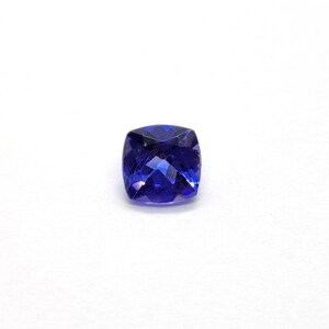 0.55 CTS, AAA++ Top Rare Natural Tanzanite Cushion Loose Cutstone Gemstone, Faceted Tanzanite, 5x5 MM Tanzanite For Making Jewelry