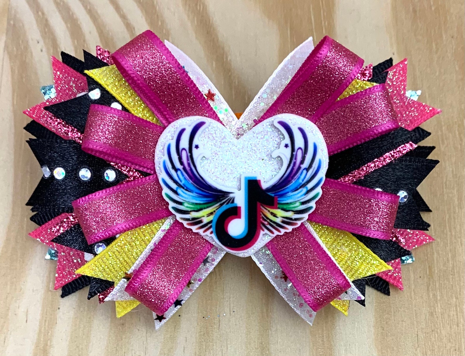 Tik Tok ribbon hair bow Etsy