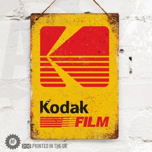 Kodak Film Metal Sign Lager Beer Pub Perfect for Shed or Mancave Vintage collection Tin Vintage Retro