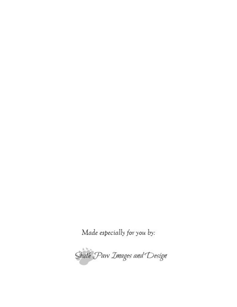 Digital Download Antique Note Card Floral Thank You Card