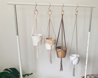 Macrame hanging basket Caen | Easy | Plain | Boho | gift idea