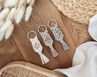 Macrame keychain | personalized | gift idea | small